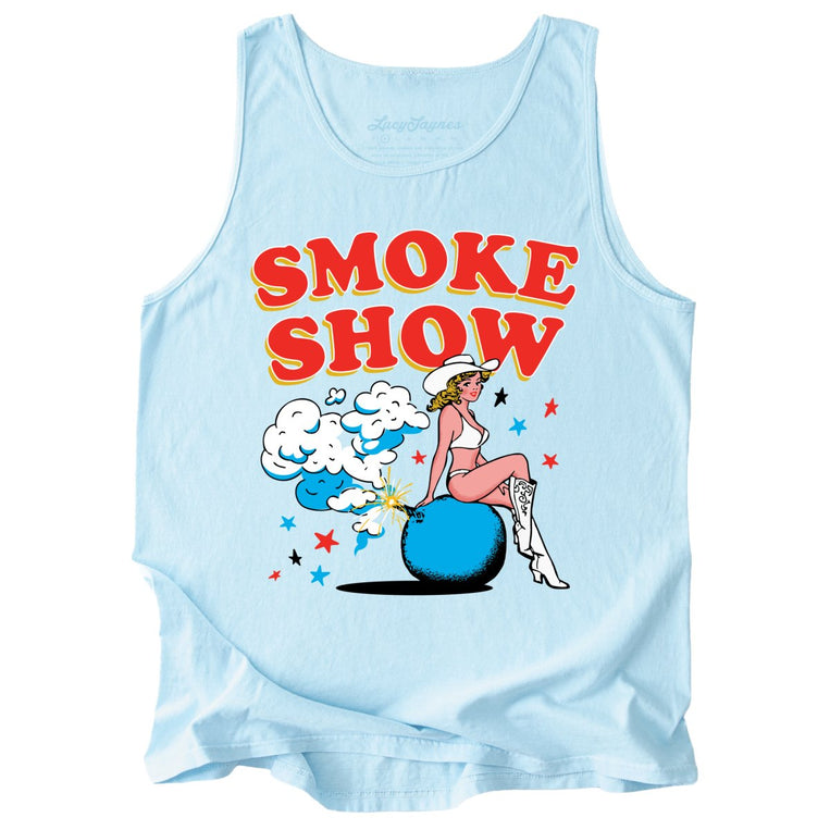 Smoke Show Babe Comfort Colors Graphic Tank Top