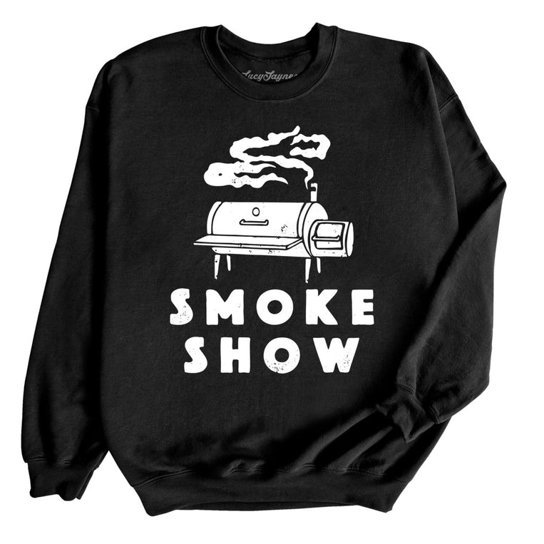 Smoke Show Grill Graphic Sweatshirt - Black