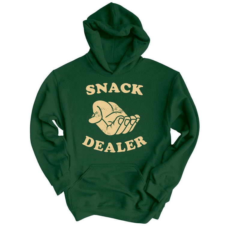 Snack Dealer Graphic Hoodie - Forest Green