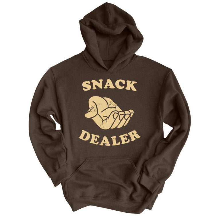 Snack Dealer Graphic Hoodie - Dark Chocolate