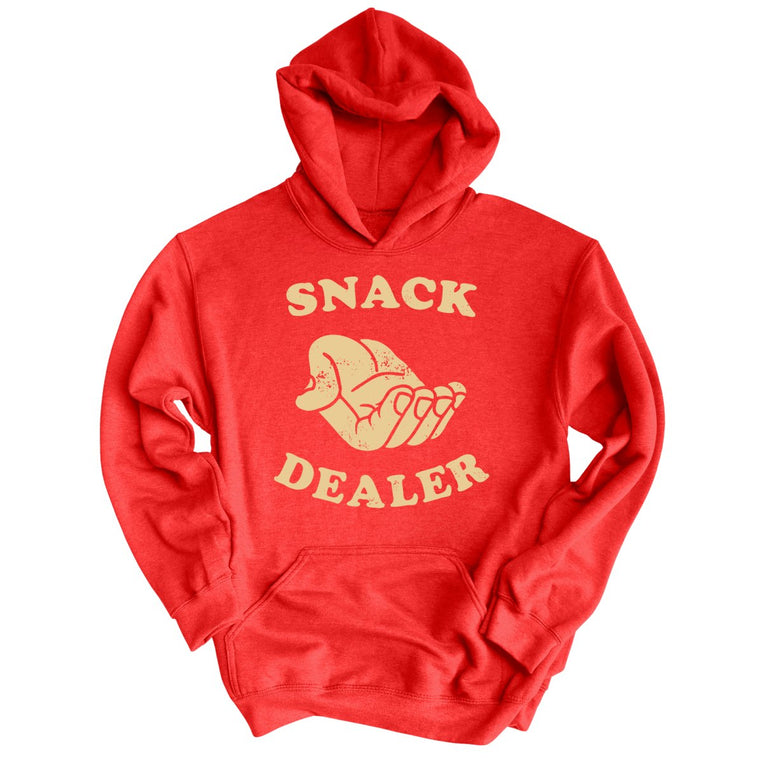 Snack Dealer Graphic Hoodie - Red
