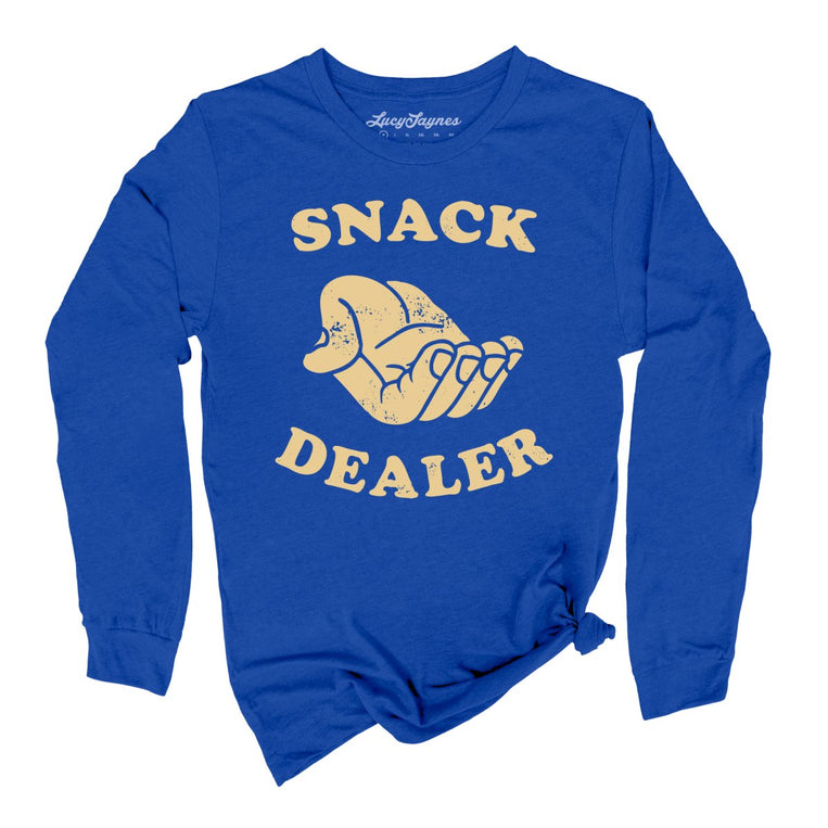 Snack Dealer Graphic Long Sleeve Tee - True Royal