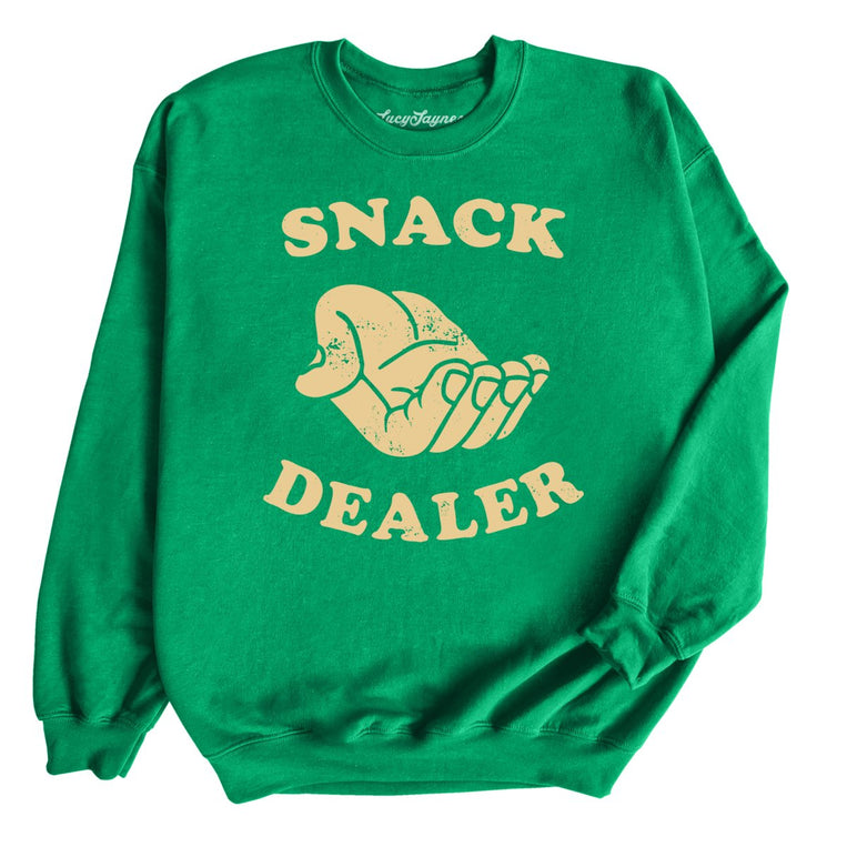 Snack Dealer Graphic Sweatshirt - Irish Green