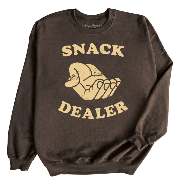 Snack Dealer Graphic Sweatshirt - Dark Chocolate
