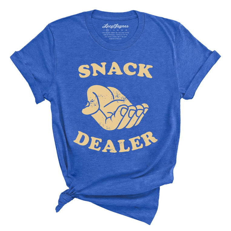 Snack Dealer Graphic Tee - Heather True Royal