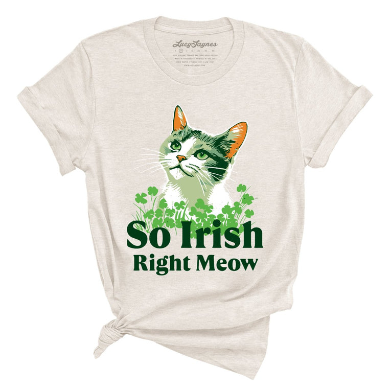 So Irish Right Meow Graphic Tee