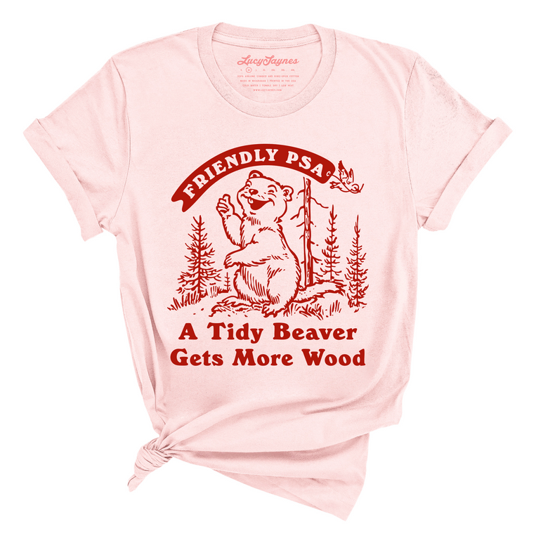 A Tidy Beaver Gets More Wood Graphic Tee