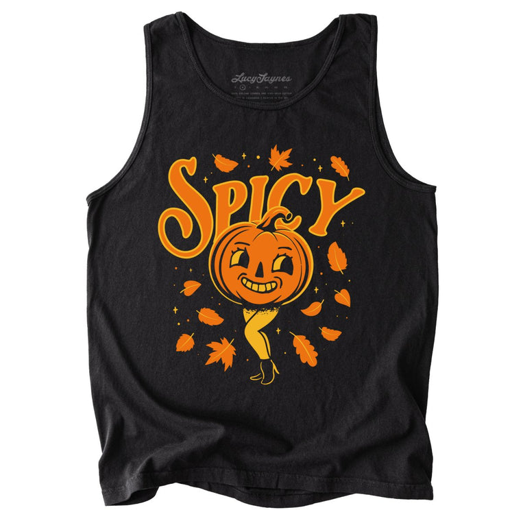 Spicy Pumpkin Comfort Colors Graphic Tank Top