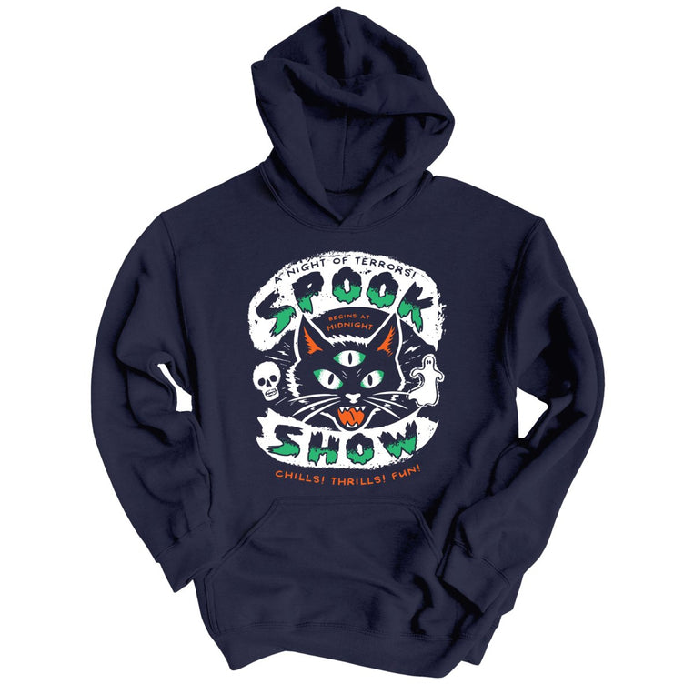 Spook Show Graphic Hoodie - Classic Navy