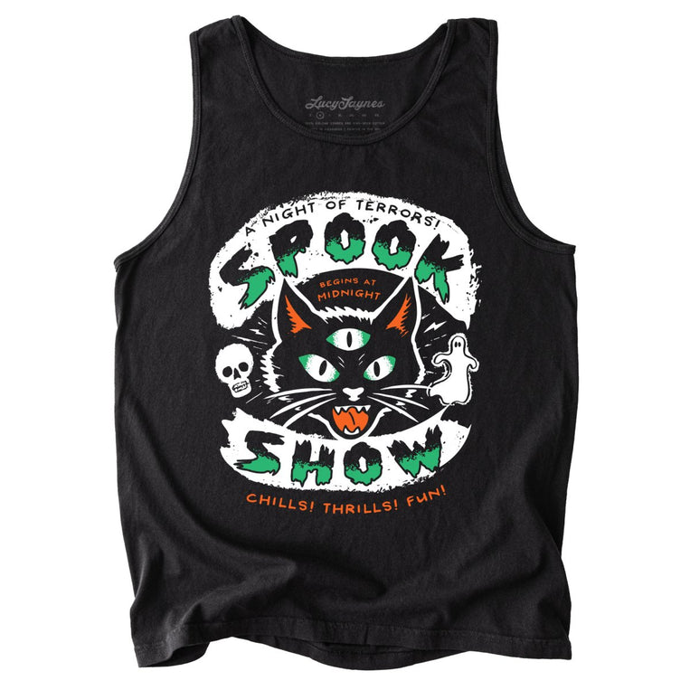 Spook Show Comfort Colors Graphic Tank Top - Black
