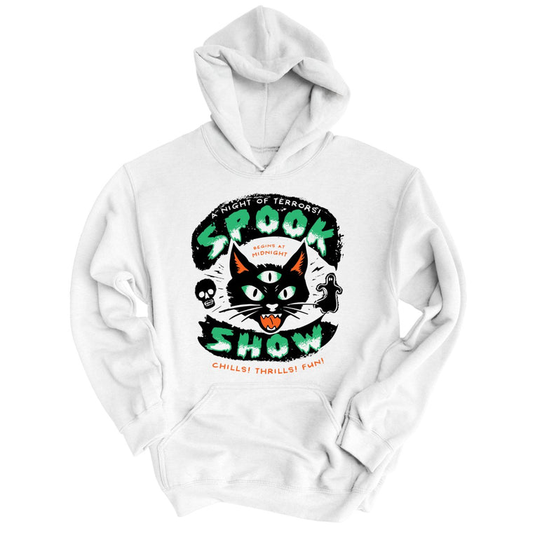 Spook Show Graphic Hoodie - White