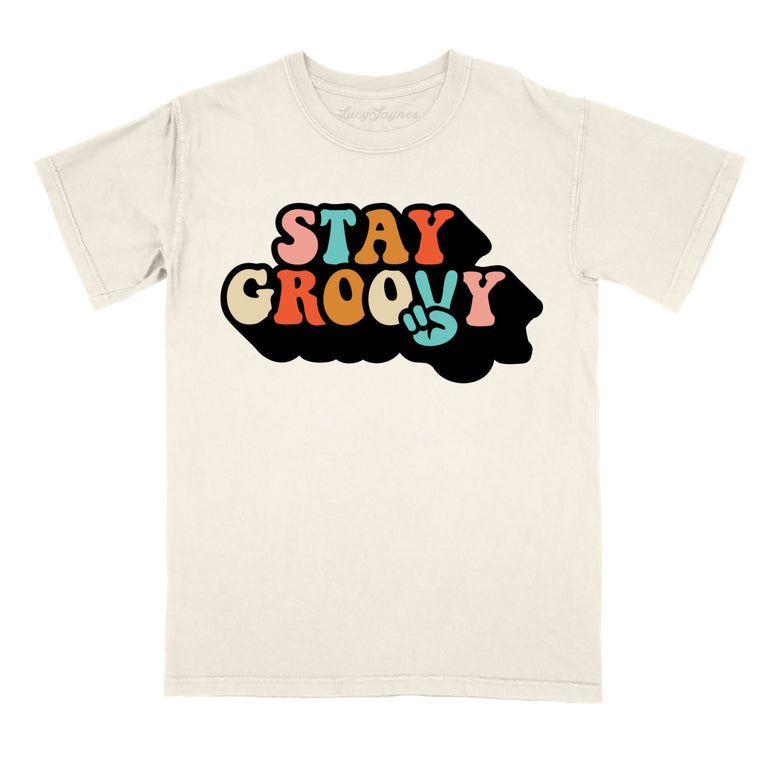 Stay Groovy Comfort Colors Graphic Tee
