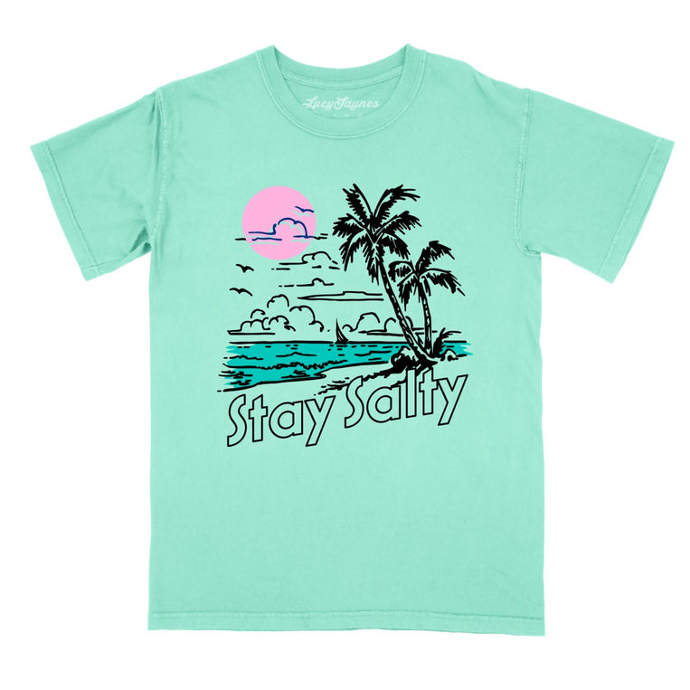 Stay Salty Comfort Colors Graphic Tee - Island Reef