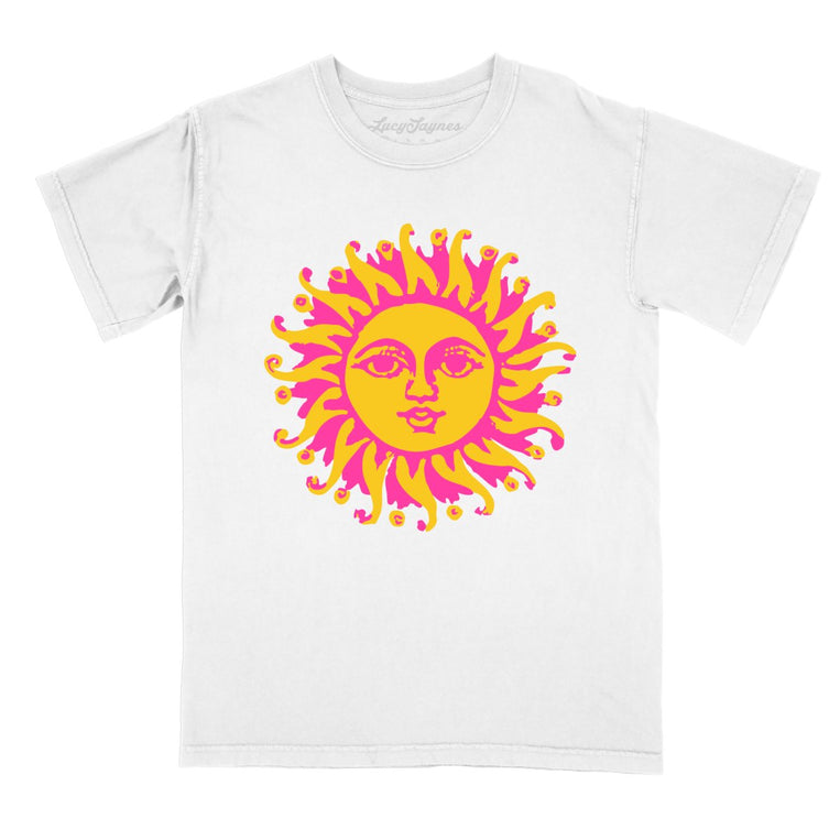 Sun Goddess Comfort Colors Graphic Tee - White