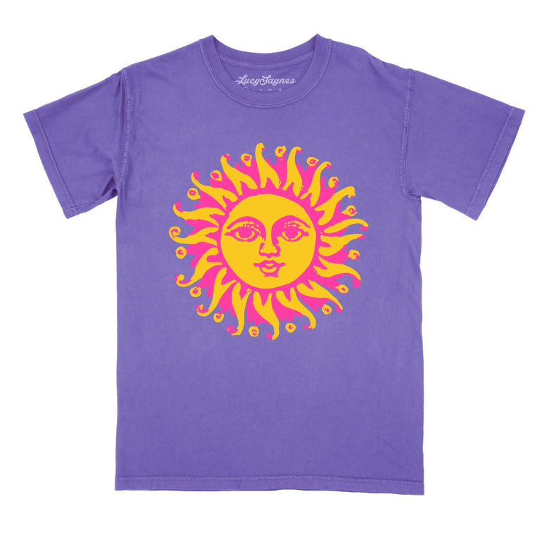 Sun Goddess Comfort Colors Graphic Tee - Violet