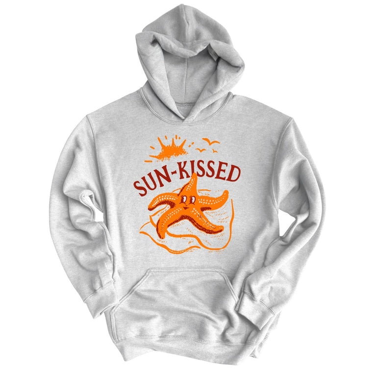 Sun-Kissed Graphic Hoodie - Grey Heather