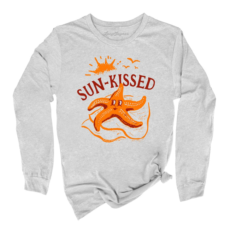 Sun-Kissed Graphic Long Sleeve Tee - Athletic Heather