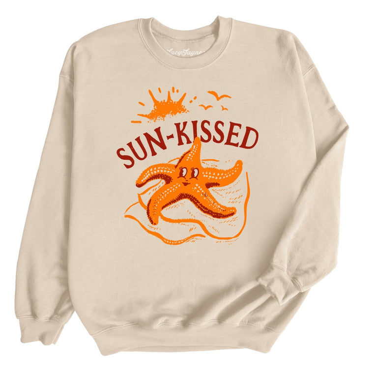Sun-Kissed Graphic Sweatshirt - Sand