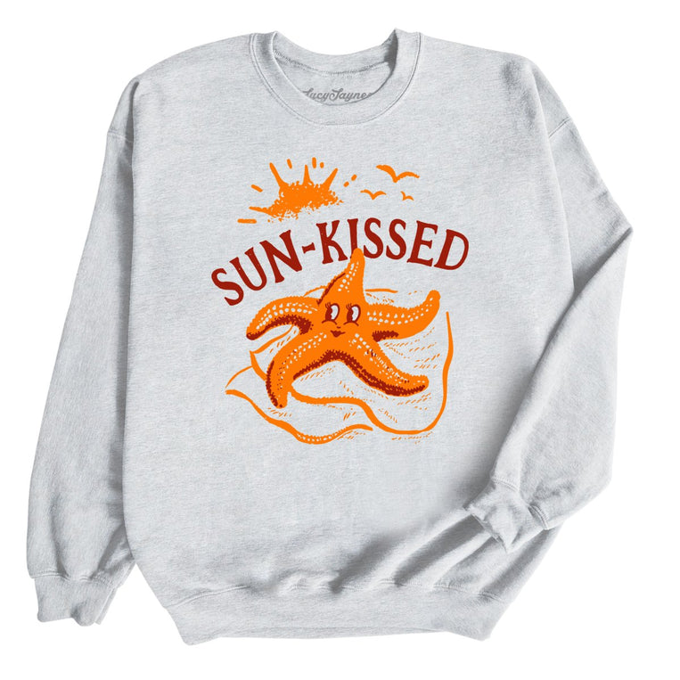 Sun-Kissed Graphic Sweatshirt - Ash