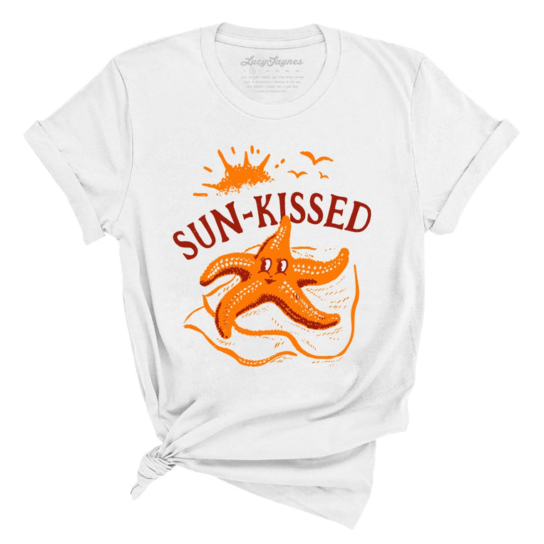 Sun-Kissed Graphic Tee - White