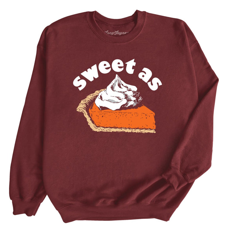 Sweet As Pumpkin Pie Graphic Sweatshirt