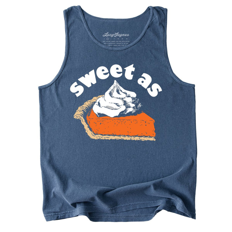 Sweet As Pumpkin Pie Comfort Colors Graphic Tank Top