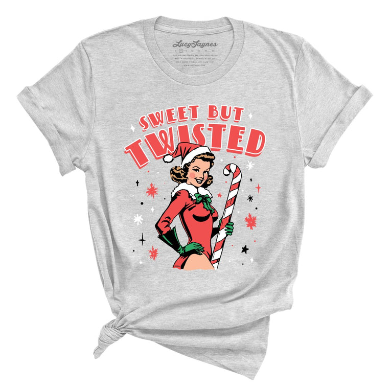 Sweet But Twisted Graphic Tee - Athletic Heather