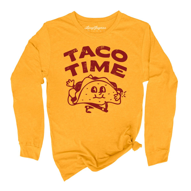Taco Time Graphic Long Sleeve Tee