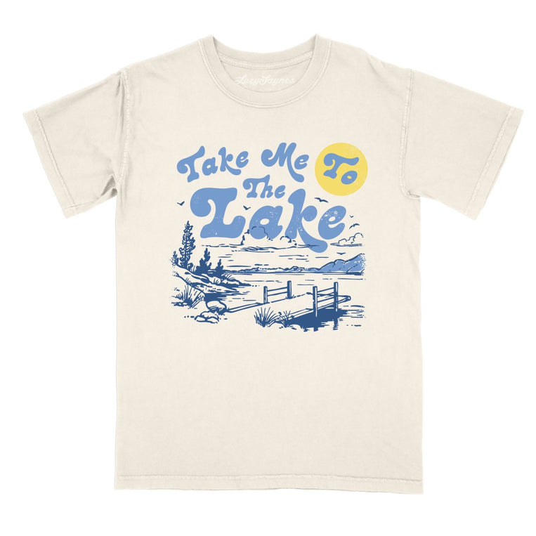 Take Me To The Lake Comfort Colors Graphic Tee