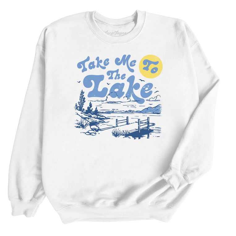 Take Me To The Lake Graphic Sweatshirt