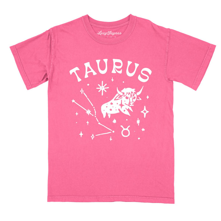 Taurus Comfort Colors Graphic Tee - Crunchberry
