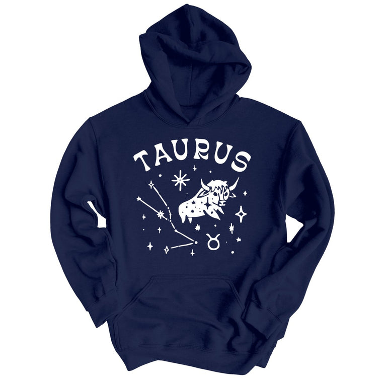 Taurus Graphic Hoodie - Navy