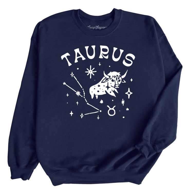 Taurus Graphic Sweatshirt - Navy