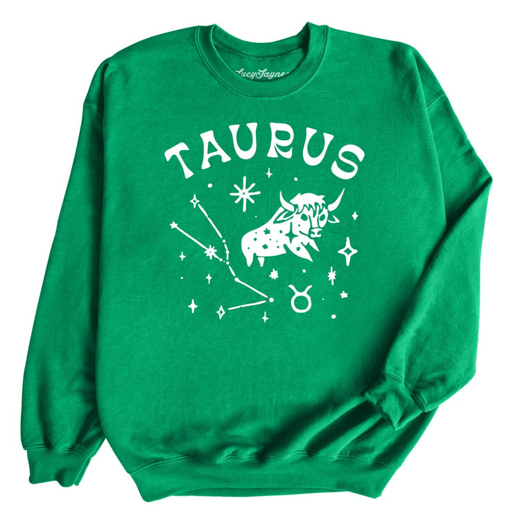 Taurus Graphic Sweatshirt - Irish Green