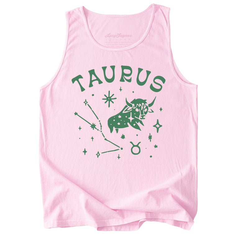 Taurus Comfort Colors Graphic Tank Top - Blossom