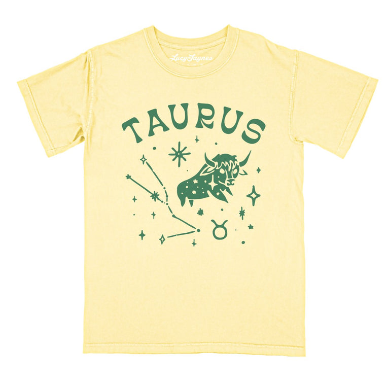 Taurus Comfort Colors Graphic Tee - Butter