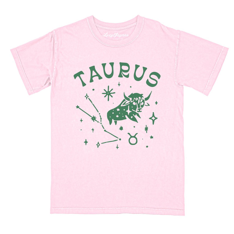Taurus Comfort Colors Graphic Tee - Blossom