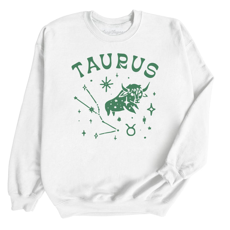 Taurus Graphic Sweatshirt - White