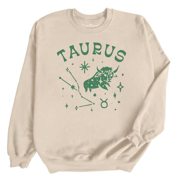 Taurus Graphic Sweatshirt - Sand