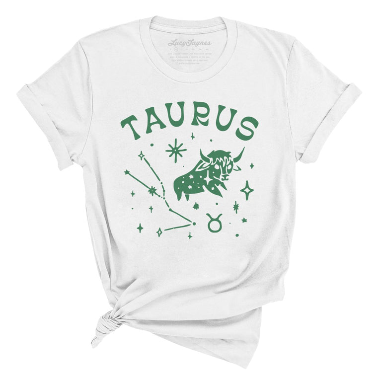 Taurus Graphic Tee - White