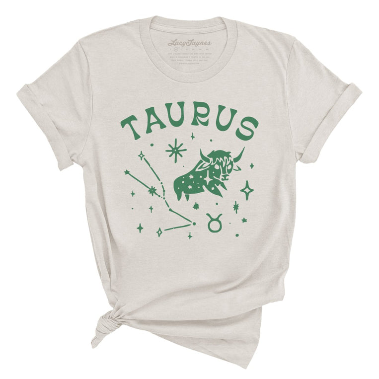 Taurus Graphic Tee - Heather Dust