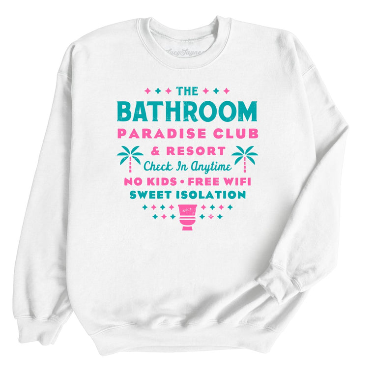 The Bathroom Paradise Club Graphic Sweatshirt