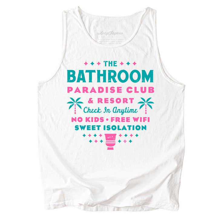 The Bathroom Paradise Club Comfort Colors Tank Top