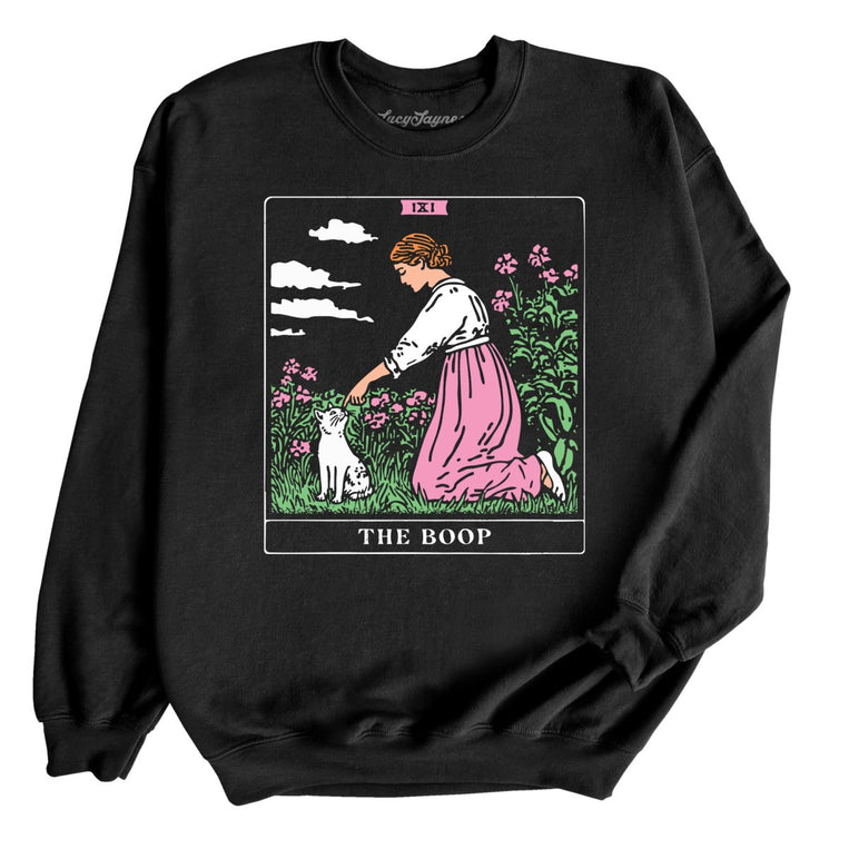 The Boop Tarot Card Graphic Sweatshirt