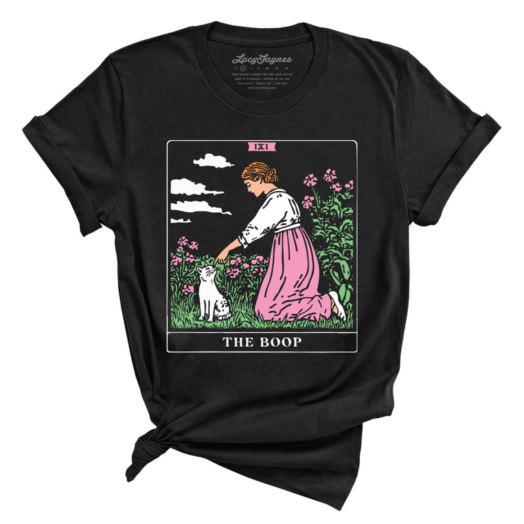 The Boop Tarot Card Graphic Tee - Black