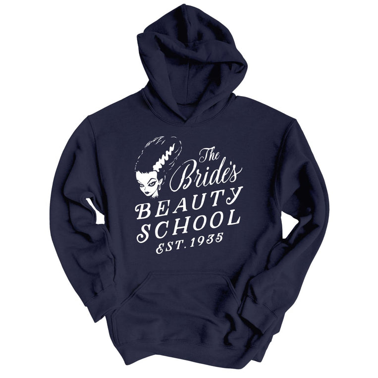 The Bride's Beauty School Graphic Hoodie - Classic Navy