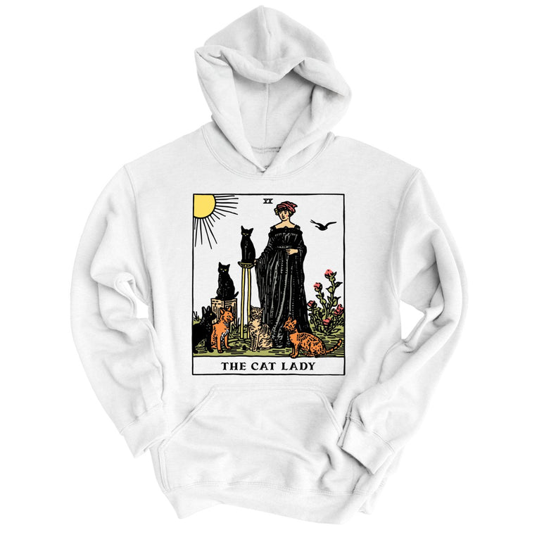 The Cat Lady Tarot Card Graphic Hoodie