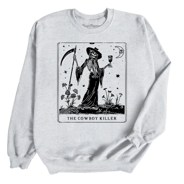 The Cowboy Killer Tarot Card Sweatshirt