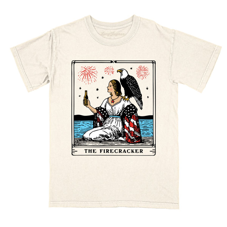 The Firecracker Tarot Card Comfort Colors Tee