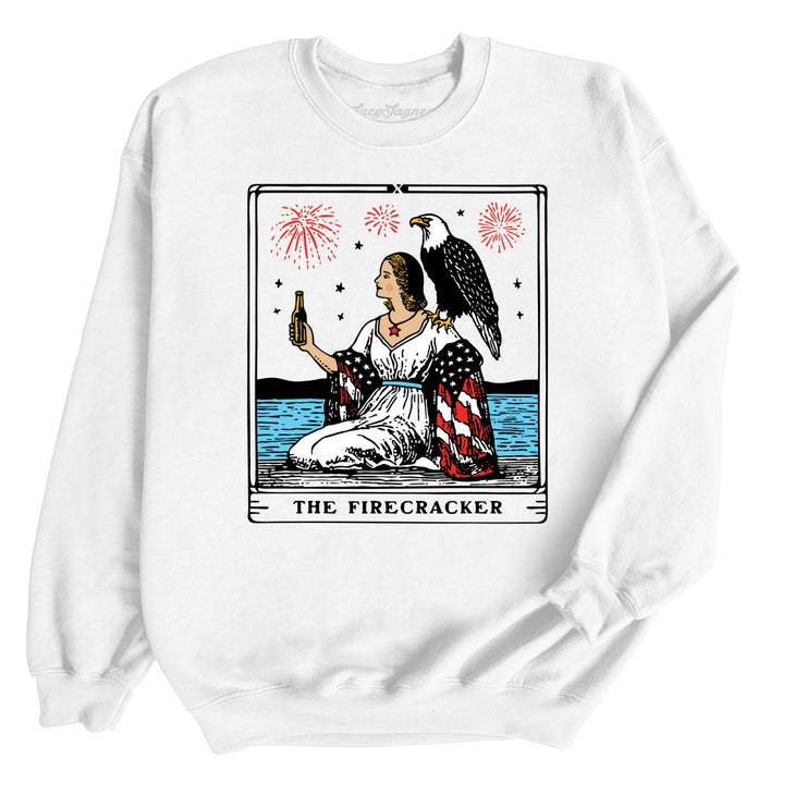The Firecracker Tarot Card Sweatshirt